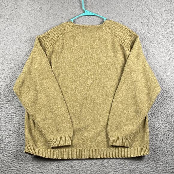 VTG Tommy Bahama Stockinette Knit Raglan Sweater Men's XL Cotton Wool Blend - Picture 7 of 7